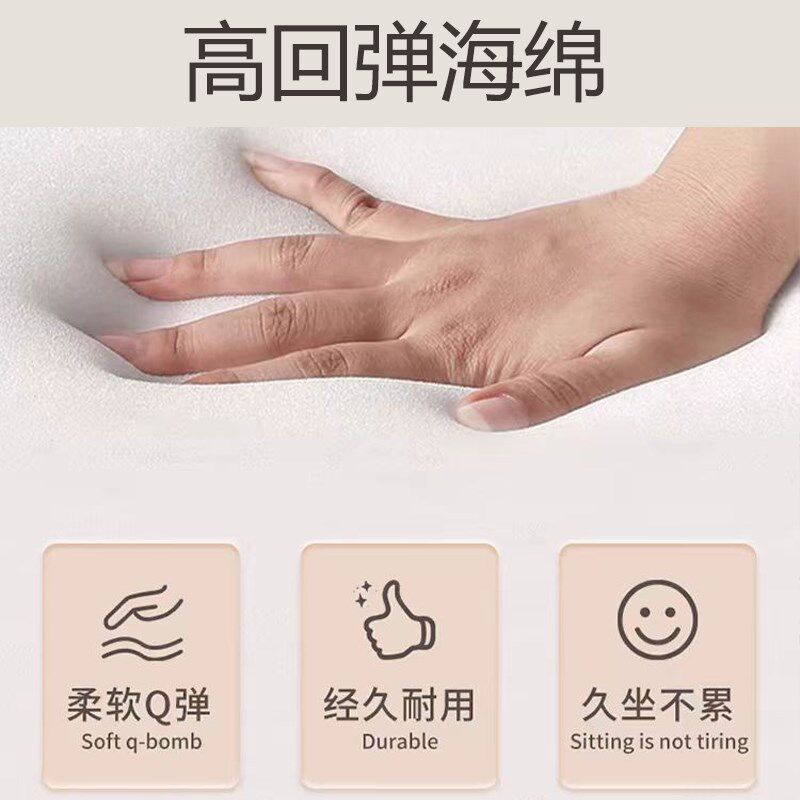 静音万向轮矮凳子家用滑轮换鞋小凳子结实耐用宝宝凳子靠背椅