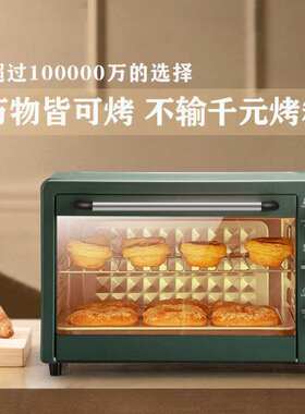 新品索密斯电烤箱家用烘焙烤箱小型全自动多功能带转叉发酵20升大