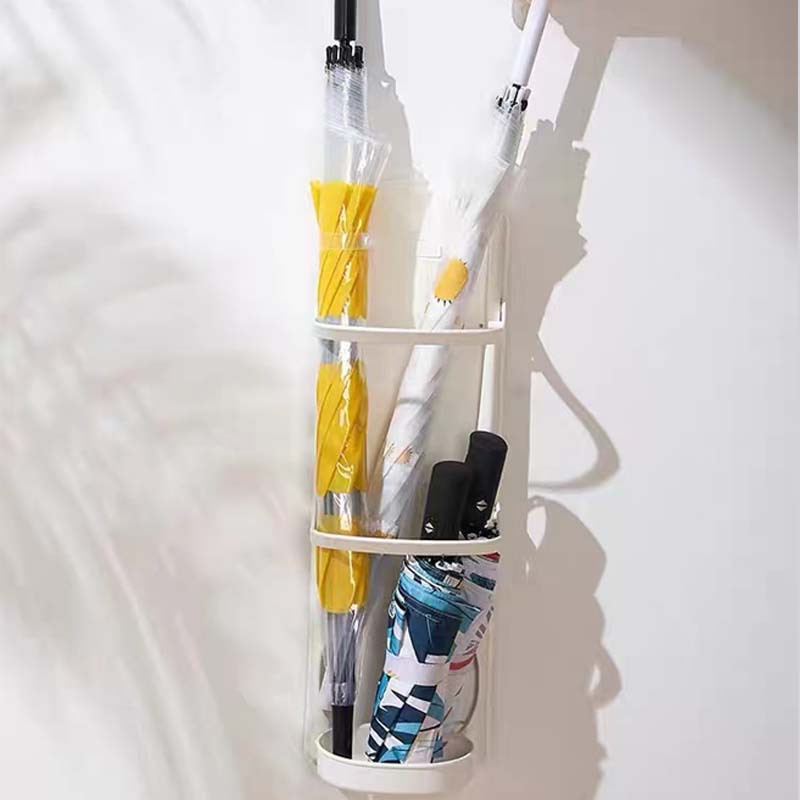 雨伞收纳层架家用免打孔壁挂式壁挂伞E架门口进门挂伞挂墙沥水置