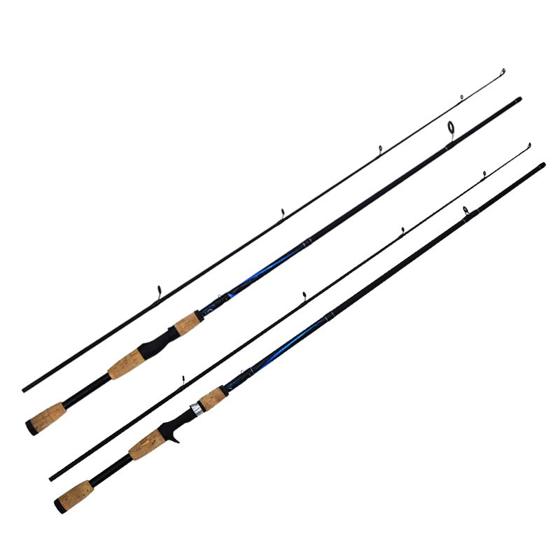 极速Portable Ultralight Baitcasting Fishing Rods Carbon Spin