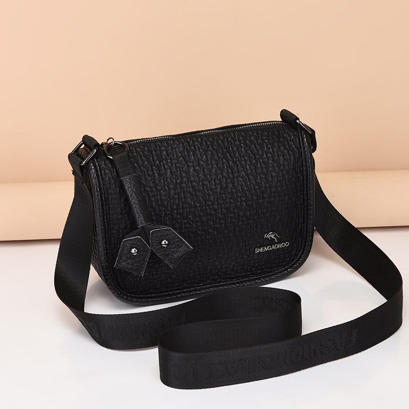 高级感时尚百搭包包女2025女士休闲斜挎包新款软皮大容量单肩包