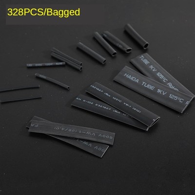 328pcs Heat Shrink Sleeving Tube Tube Assortment Kit Electri
