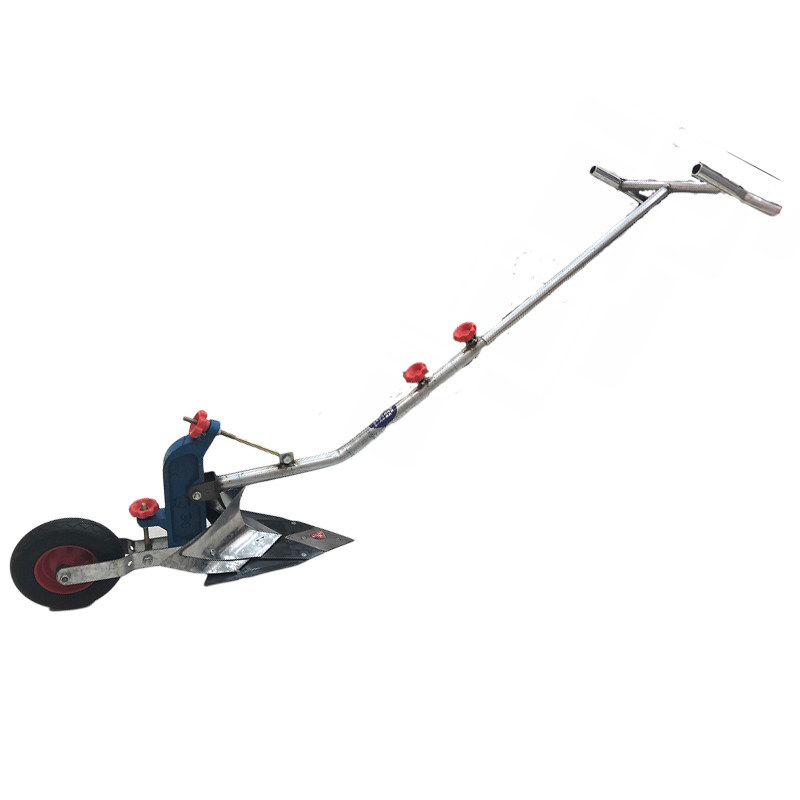 农用单人手拉犁小型玉米开沟翻土神器起垄侧翻犁铧耕地微耕松土器