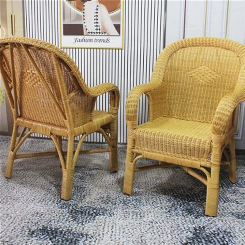 天然藤编休闲椅家用阳台客厅庭院茶桌椅真藤靠背椅沙发椅老人藤椅,住宅家具,阳台椅,淘宝优惠券,粉丝福利购,淘宝优惠卷