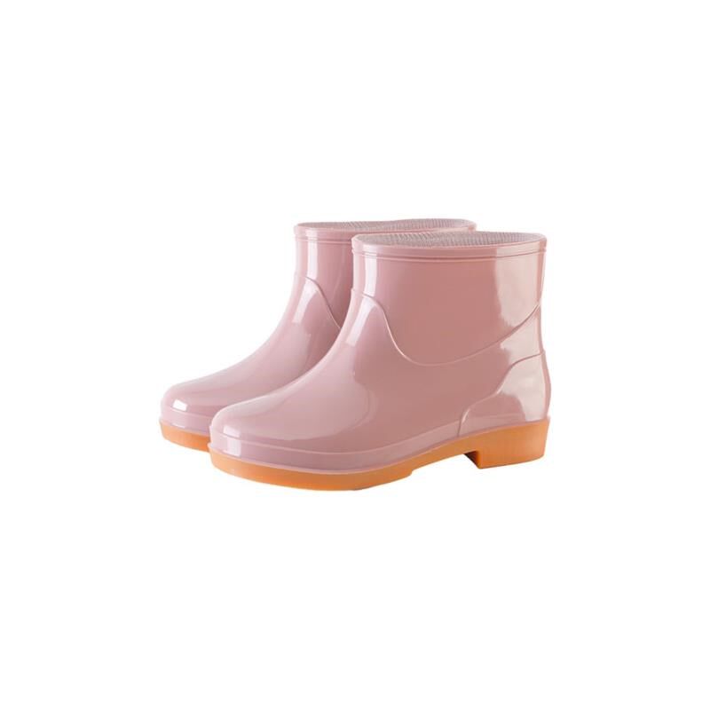 春秋双回低筒女雨鞋短筒水鞋女胶鞋厨房防水防滑套鞋劳保鞋短雨靴