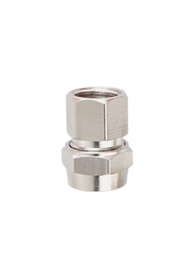 304 不锈钢内丝PCF8-02快拧接头 四氟管/PU气管/PE管/尼龙管接头