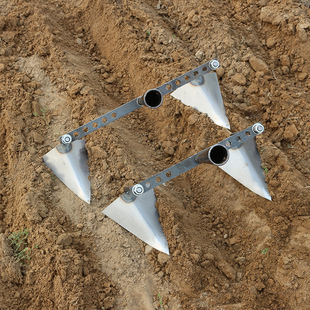 开沟神器农用工具起垄翻地松土挖沟锄草犁地小型手拉犁人工耕地机