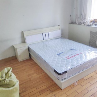 床床架 北京环保板材双人床储物床15和18席梦思箱体床木床板式