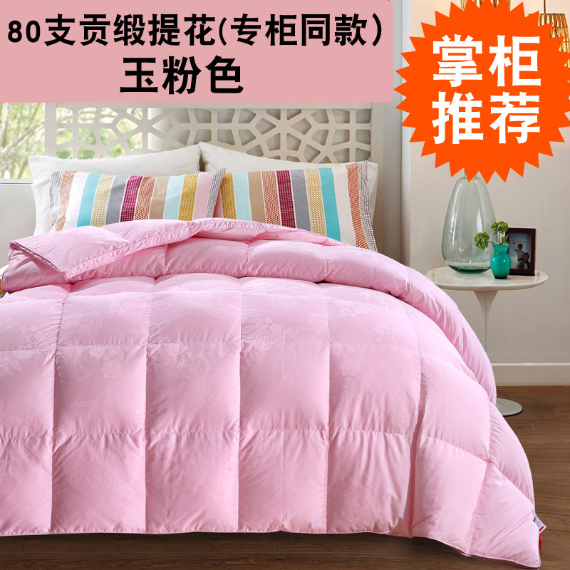 羽绒被95白鹅绒 冬被加厚保暖单双人儿童鹅绒被春秋被芯结婚被子