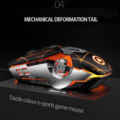 Wired Gaming Mouse 7 Buttons DPI LED Optical Computer Mouse