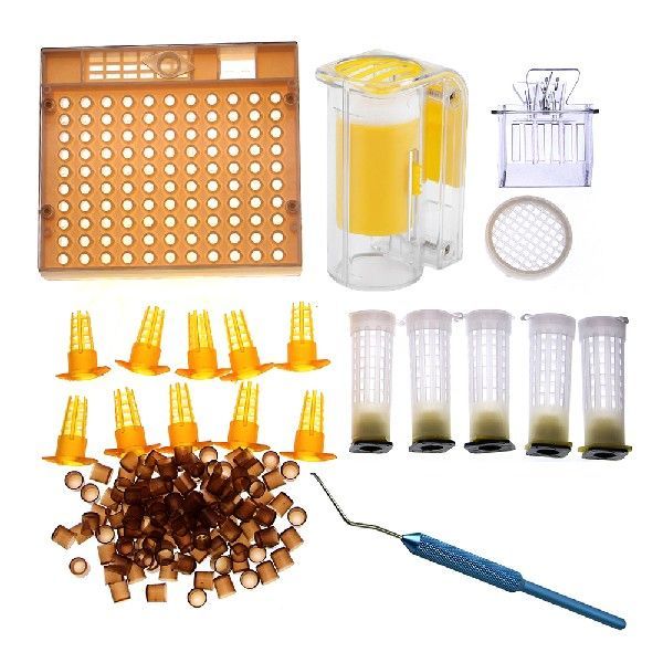 推荐1SET Complete Queen Bee Rearing Kit System Plastic Clip 玩具/童车/益智/积木/模型 调色盘 原图主图