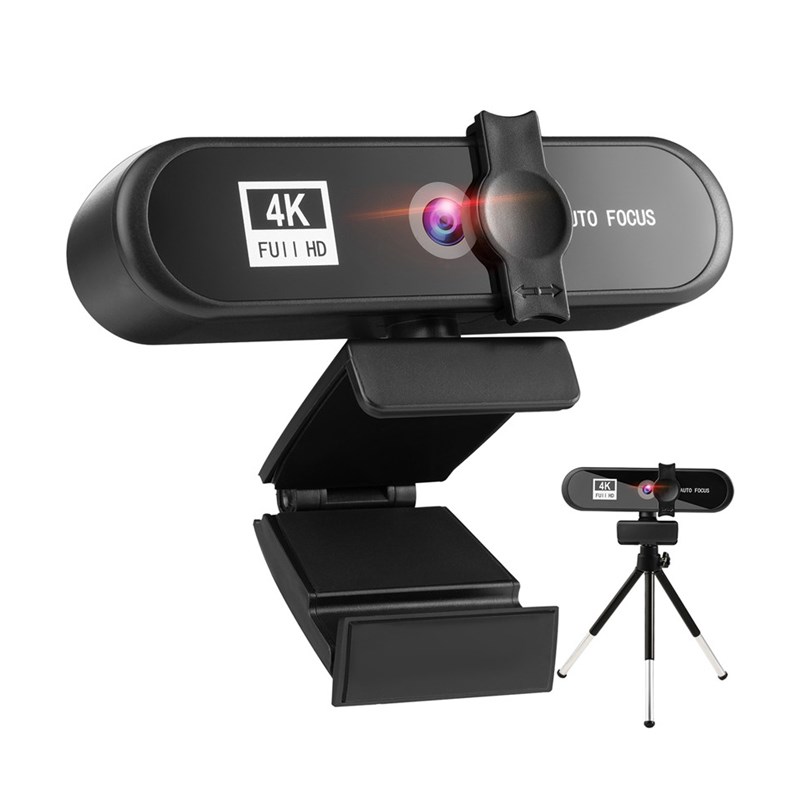 Webcam 2K 4K 1080P Full HD With Microphone Auto Focus USB We