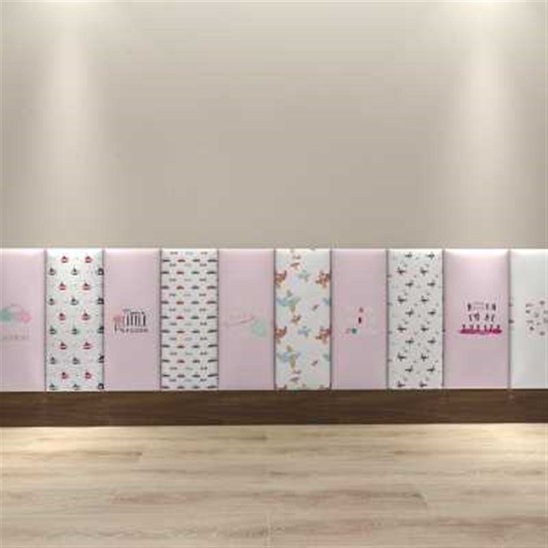 新款儿童环保防撞软包墙贴榻榻米墙围幼儿园宝宝自粘定制床头板背,家装主材,背景墙软包,淘宝优惠券,粉丝福利购,淘宝优惠卷