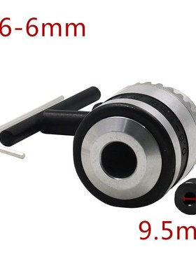 Mini Electric Drill Chuck 0.6-6mm Mount B10 Taper with 4/5/6