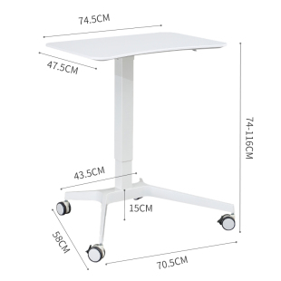 站立电脑升降桌演讲桌可移动小讲台办公工作台会议培训桌子演讲台