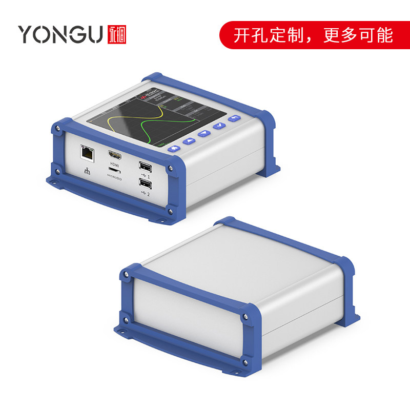 150*55铝型材仪器仪表防护外壳显示屏铝盒电源防撞铝合金壳体k20c