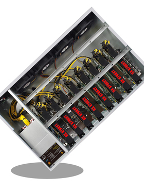 八8显卡直插平台准系统多显卡台式主机箱588/1660S/3070/3060ti