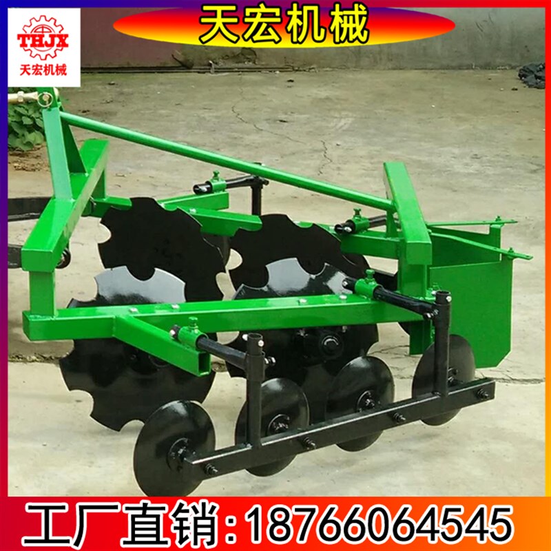 圆盘片式打埂机扶垄器可调式花盘圆盘打埂机拖拉机带动起垄机农业