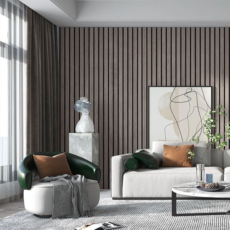 自粘墙纸防水pvc立体格栅墙贴卧室客厅电视背景墙壁纸加厚翻新贴,家装主材,PVC墙纸,淘宝优惠券,粉丝福利购,淘宝优惠卷