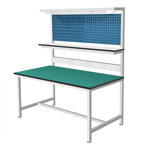 防静电工作台挂板车间流水线工作桌实验室操作台零件工具台钳工台