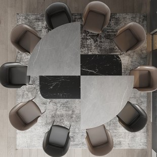 4分折叠圆桌面板餐桌台面家用酒店临时扩大圆桌面10/15/20人