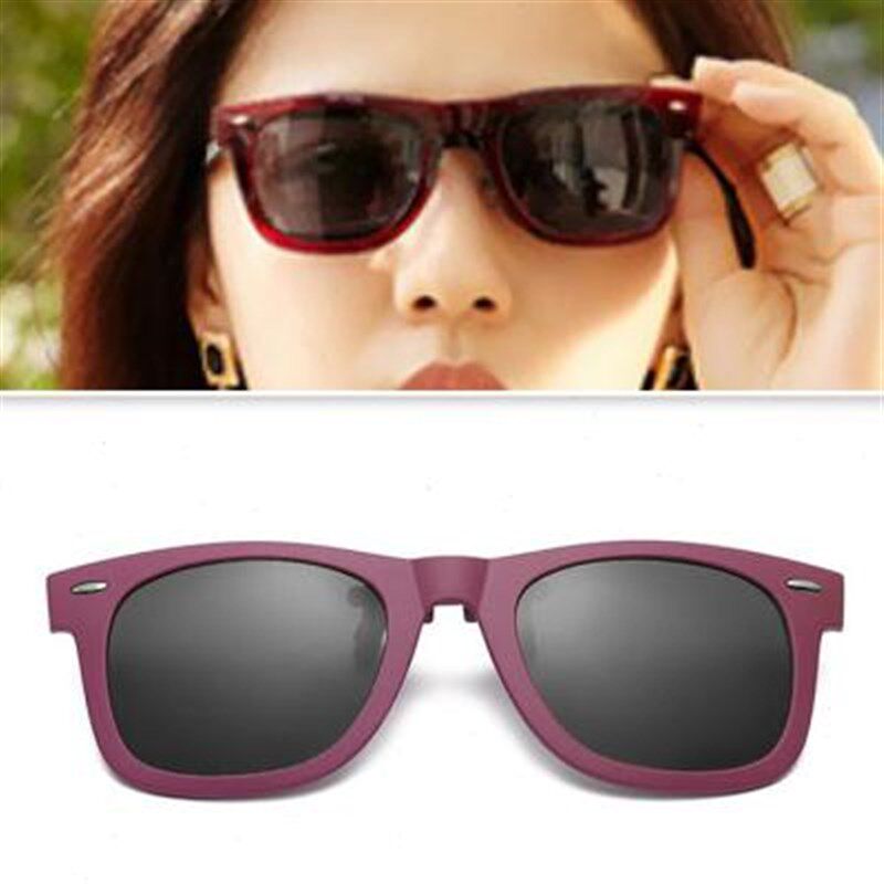 新款近视墨镜夹片女太阳眼镜片夹片式蛤蟆镜男士开车挂片式偏光眼