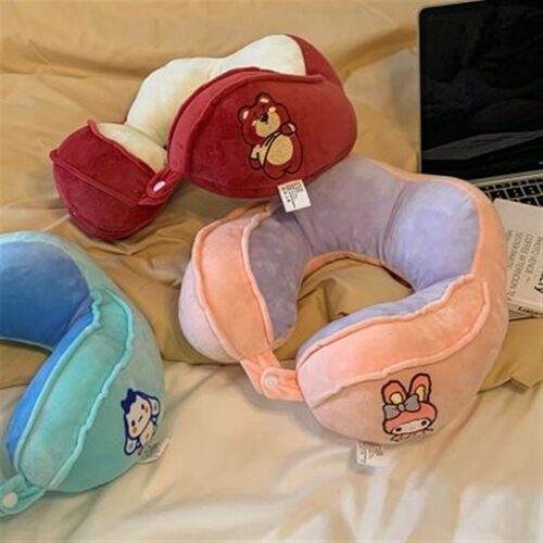 旅行u型枕可爱枕头护颈便携飞行U形枕车载脖子靠枕学生午睡记忆棉