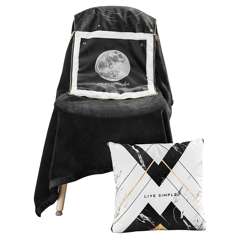 汽车车用枕头空调被抱枕毯子被子两用办公室午睡T毯夏凉被枕靠垫