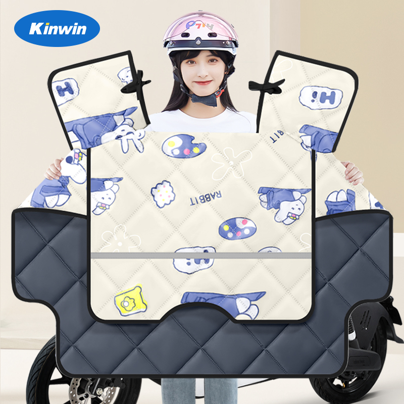 电动车挡风被四季通用冬季加厚双面防水摩托电瓶车夏防晒春秋防雨