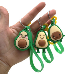 Plush Toy Cartoon Keychain Creative Avocado 极速Cute Stuffed