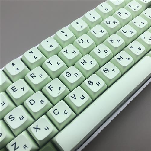 推荐PBT Keycap XDA highly Profile Personalized English Russi