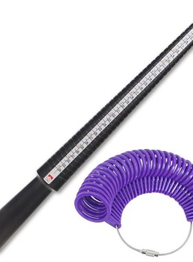 Ring Size Mandrel Stick Finger Gauge Ring Sizer Measuring J
