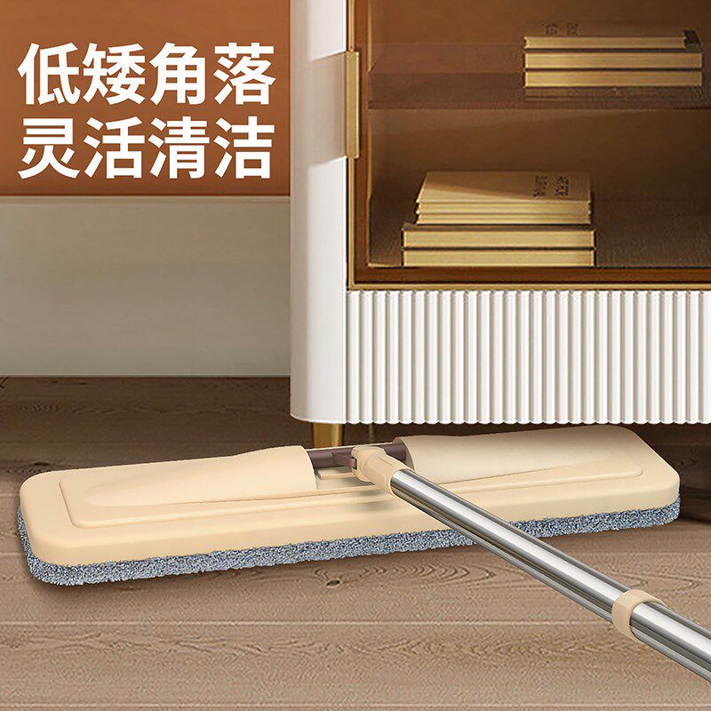 平板拖把家用擦地神器墩布大号排拖托把木地板瓷砖尘推地地拖新品