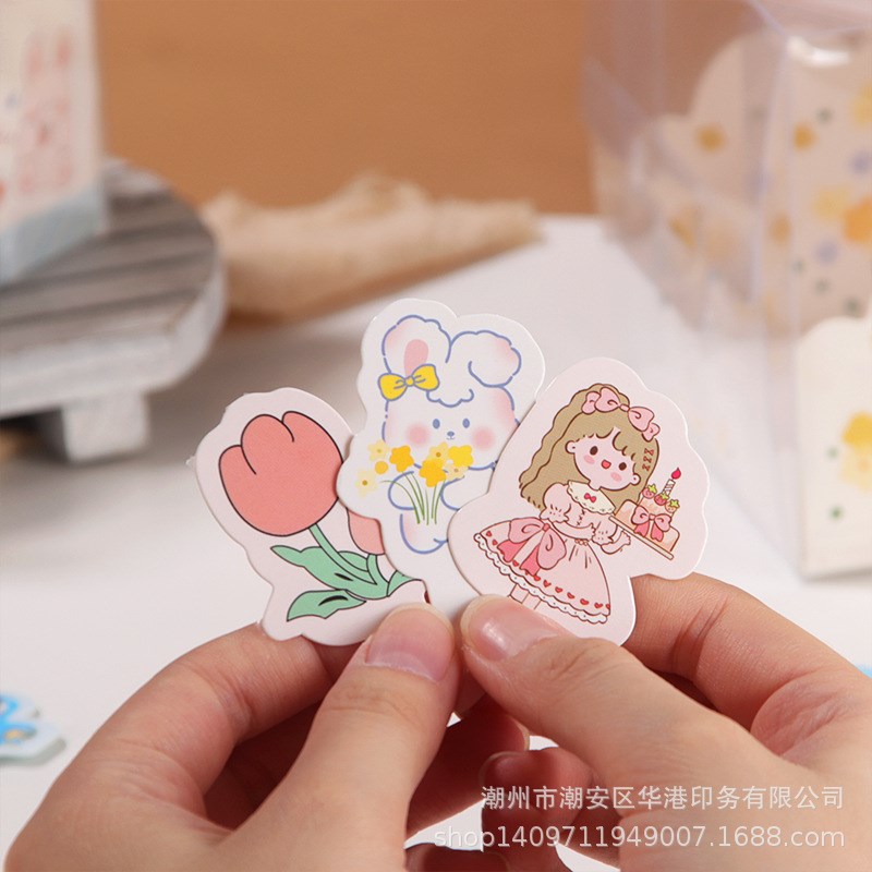 现货4寸透明手提生u日小蛋糕盒慕斯西点盒送插件