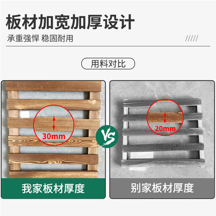 阳台花架a置物架落地式带轮子可移动实木多层室内阶梯式花架子靠