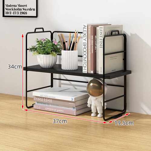 桌面收纳置物架书桌上分隔板书架儿童书本小型办公室铁艺整理架子