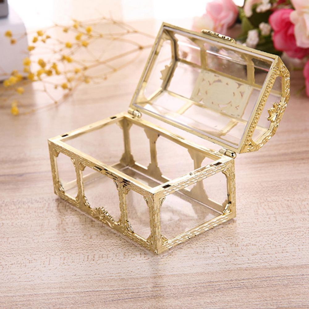 极速2021 New Vintage Transparent Storage Box Candy Trinket J