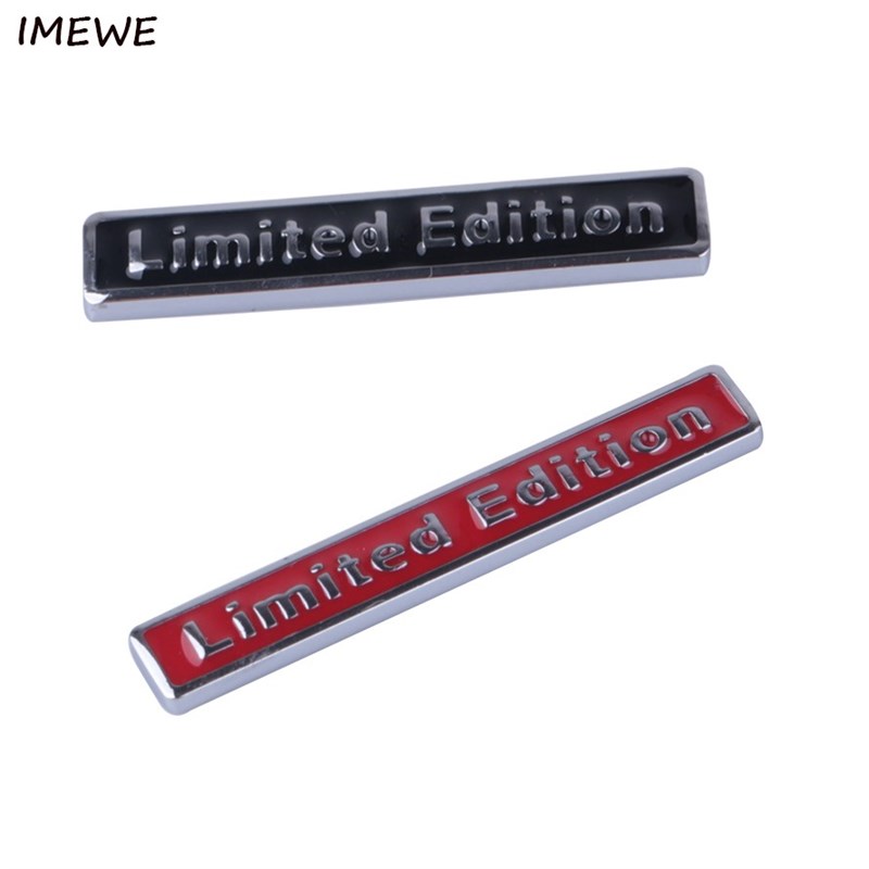 IMEWE Metal 3D Black Limited Edition er niversal Car Auto Bo