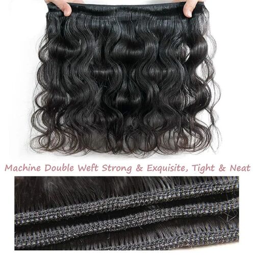 Brazilian Body Wave 13x4 Lace Frontal Closure with Bundle Hu