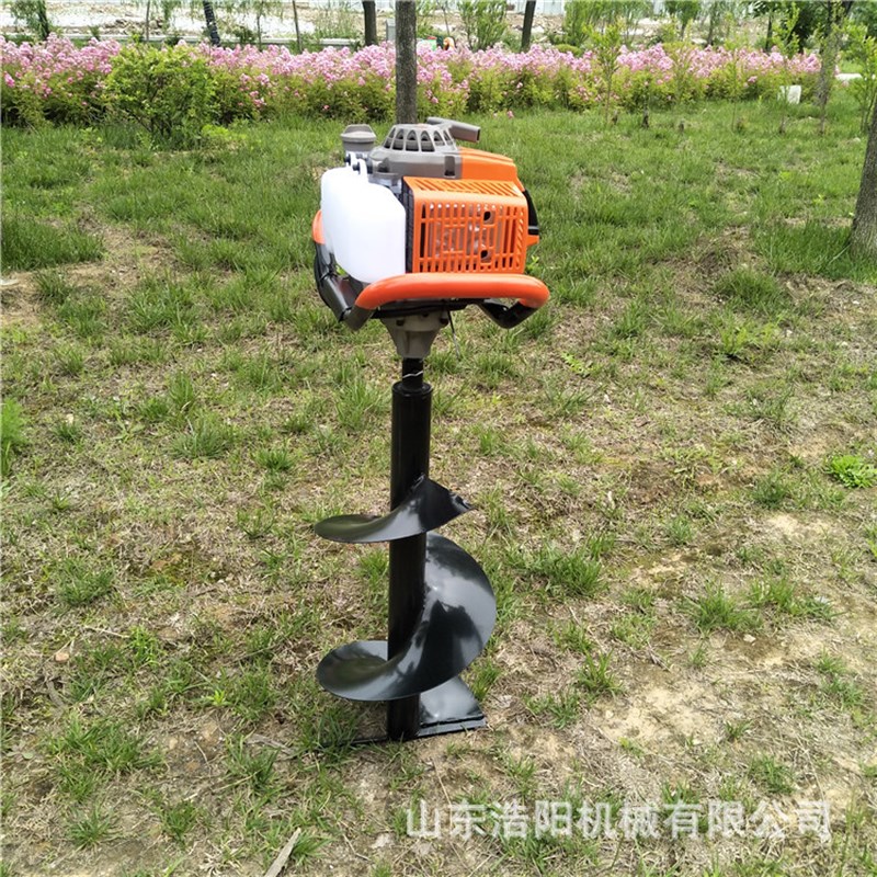 多用途土c地打孔机63CC手提式汽油钻地机园林绿化种植挖坑机