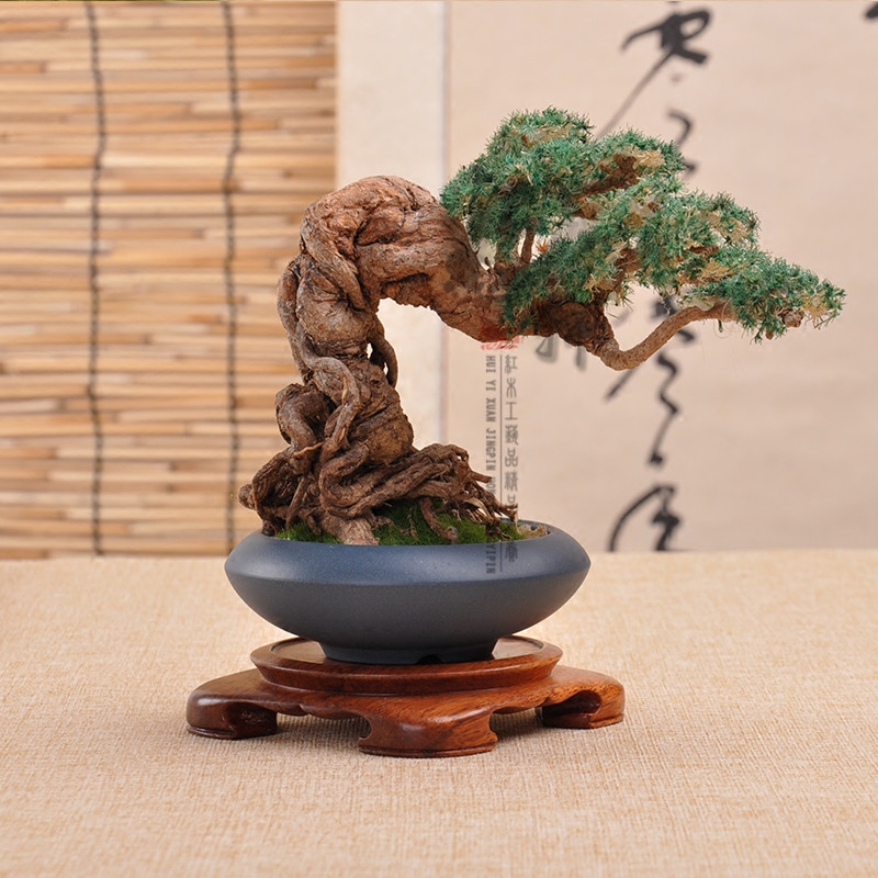 花梨木小叶红檀圆形实木紫砂茶壶铜香炉玉雕摆件花瓶微型盆景底座