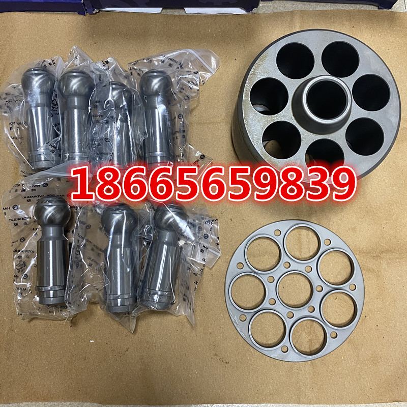 柱塞泵主泵液压帮浦A8V107柱塞泵C胆配流盘七孔板止推板缸体平面
