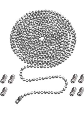 小众高货wide1.2-6mm Stainless Steel Ball Chain Necklace For