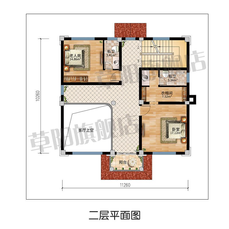 新中式新农村三层k洋房自建房设计图纸乡村新款楼房小别墅房子真