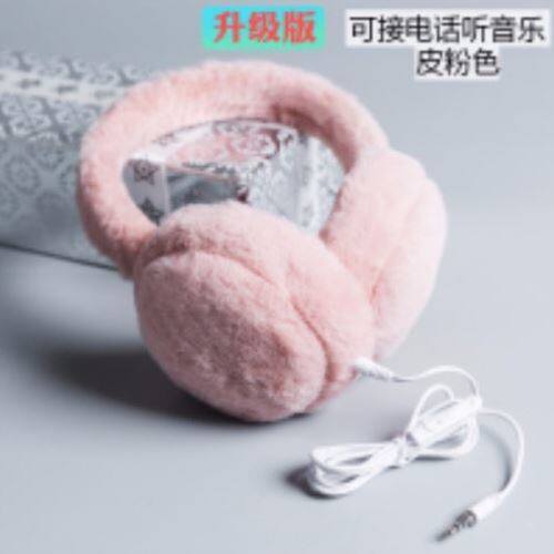 隔音音乐耳罩h睡觉听歌保护耳朵防护耳机保暖防噪降噪音毛绒耳罩