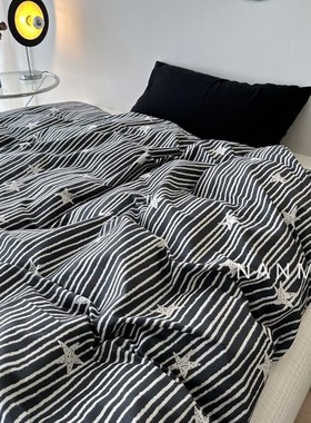 甜酷gril|女团风单独被套纯棉1.5米单人200*230双人全棉单被罩