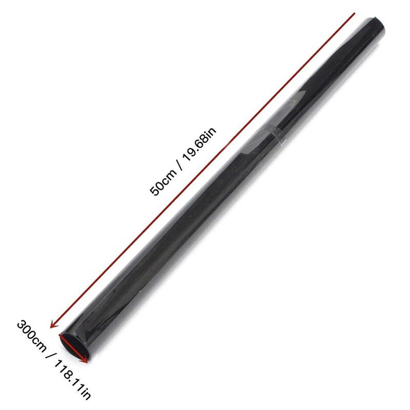 *300x50cm VLT Black Auto Car Home Window Glass Building Tint