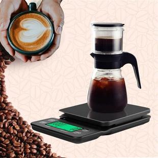 商用计时b手冲咖啡称电子秤家用小型烘焙料理秤奶茶专用电子克