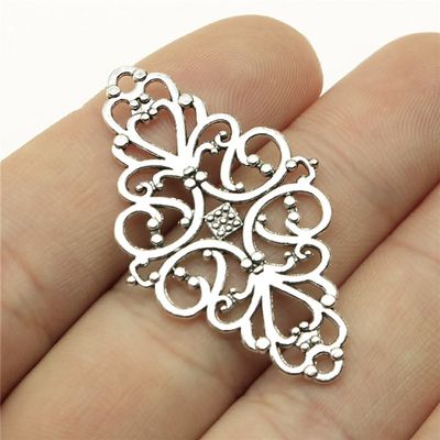 极速WYSIWYG 10pcs 41x25mm Filigree Connector Motif For Brace