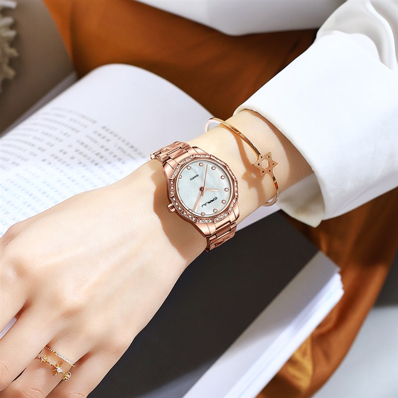 新品Women racelet Watch ose old Fashion Luxury Stainless Ste 手表 国产腕表 原图主图